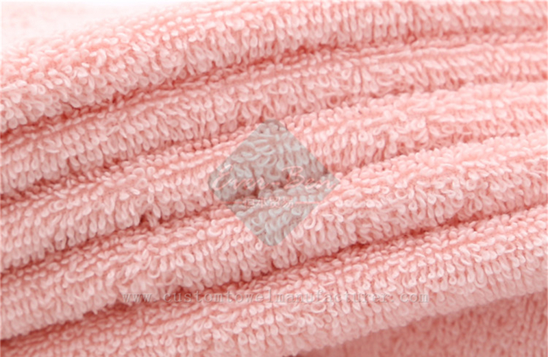 China EverBen Customized pink hand towels Supplier ISO Audit Towels Factory